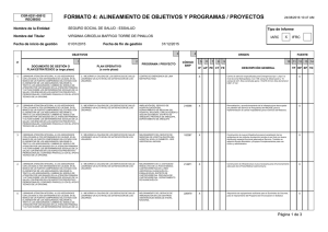 formato 4: alineamiento de objetivos y programas