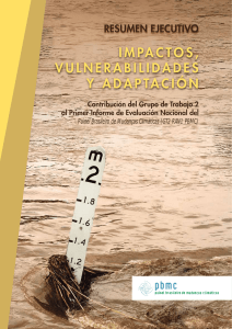 impactos, vulnerabilidades y adaptación - PBMC