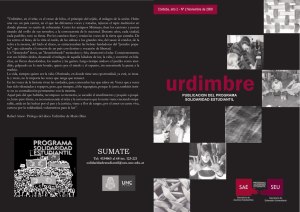 Revista Urdimbre - Universidad Nacional de Córdoba