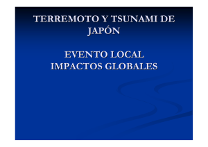 terremoto y tsunami de japón evento local impactos globales