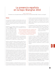 La presencia española en la Expo Shanghai 2010