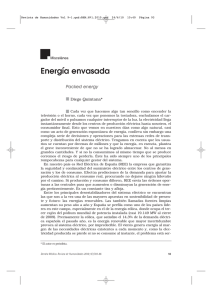 Energía envasada - Revista de Humanidades