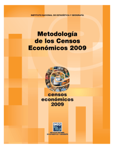 Metodología de los Censos Económicos 2009