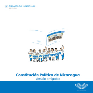 Capítulo Único - Asamblea Nacional de Nicaragua