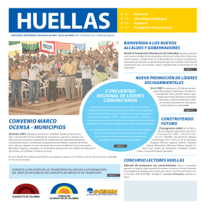 Periódico Huellas 62 - Fundación Oleoductos de Colombia