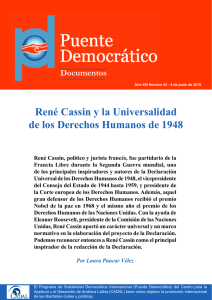 René Cassin y la Universalidad de los Derechos Humanos de 1948