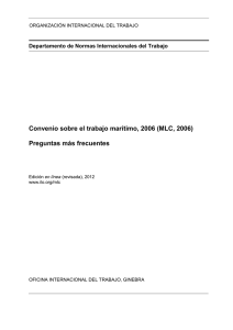 Convenio sobre el trabajo marítimo, 2006 (MLC, 2006): Preguntas