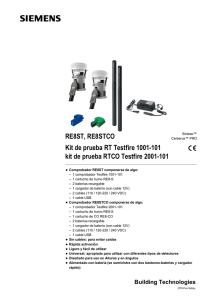RE8ST, RE8STCO Kit de prueba RT Testfire 1001-101 kit
