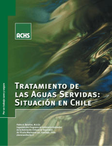 El tratamiento de las aguas servidas.Situación en Chile