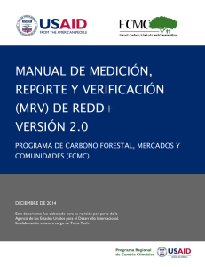 manual de medición, reporte y verificación (mrv)
