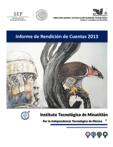 Rendición de Cuentas 2013 - Instituto Tecnológico de Minatitlán