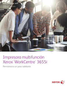 Impresora multifunción blanco y negro Xerox WorkCentre 3655