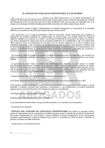 AL JUZGADO DE VIGILANCIA PENITENCIARIA Nº 5 DE MADRID