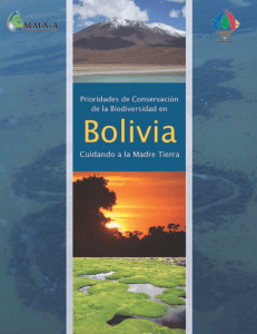 Análisis de Prioridades de Conservación en Bolivia