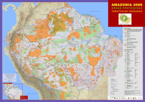Mapa Amazonía 2009 - Áreas Protegidas