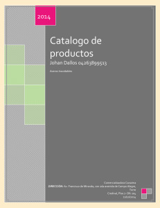 Catalogo de productos