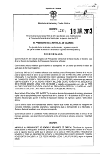 Decreto 1530 de 2013 - Ministerio de Comercio, Industria y Turismo