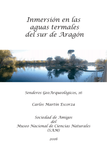 Inmersión en las aguas termales del sur de Aragón