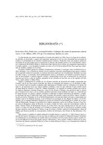 bibliografía - Archivo Español de Arte
