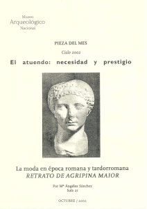 Retrato de Agripina Maior - Museo Arqueológico Nacional