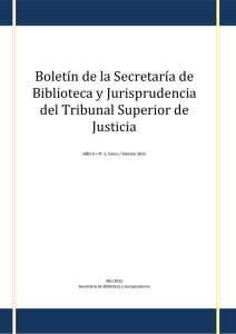 Boletín N° 1/15 - Poder Judicial de Neuquén.