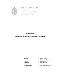 Tecnologías ERNC - Pontificia Universidad Católica de Chile