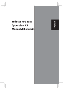 Manual del usuario CyberView X5 reflecta RPS 10M