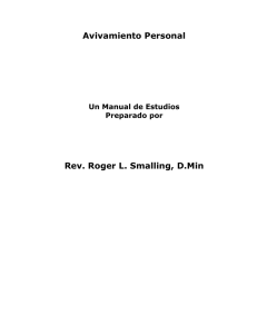 Avivamiento Personal Rev. Roger L. Smalling, D.Min