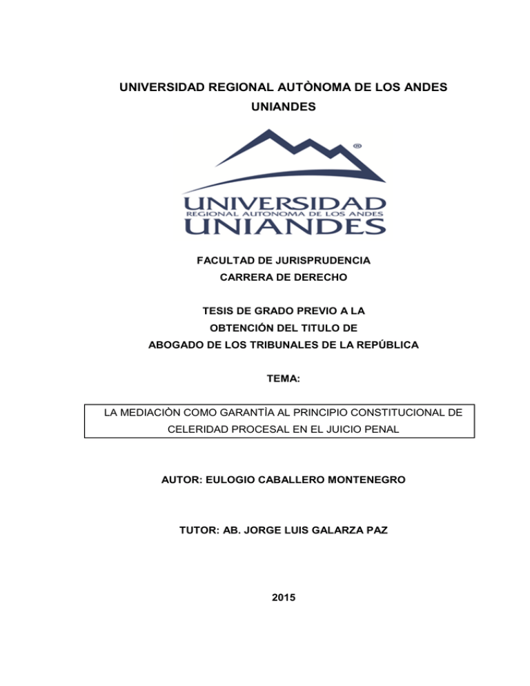 Universidad Regional Aut Noma De Los Andes Uniandes