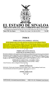 FORTASEG - Gobierno del Estado de Sinaloa
