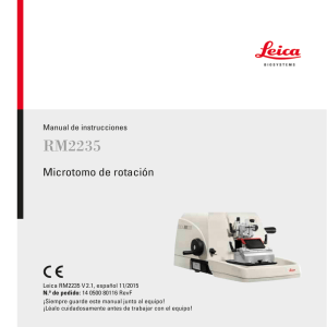 Leica RM2235 Manual de instrucciones, V2.1