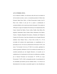 Proclamación - Justicia Córdoba