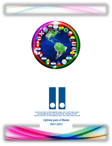 Informe para el Bienio 2011-2013