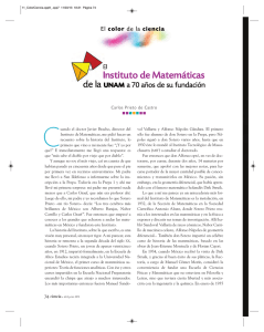 artículo de Carlos Prieto - Instituto de Matemáticas | UNAM