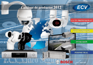 barreras de infrarrojos - ECV Vídeo Seguridad SA