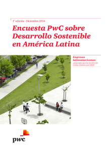 Encuesta PwC sobre Desarrollo Sostenible en América Latina