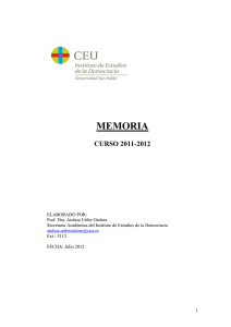 memoria - Universidad CEU San Pablo