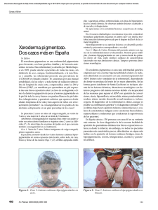 Xeroderma pigmentoso. Dos casos más en España