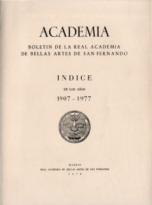 Boletín de la Real Academia de Bellas Artes de San Fernando