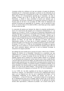 Resolución al Ayuntamiento de San Vicente del Raspeig sobre
