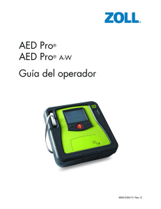 Documento Guía del operador ZOLL AED PRO