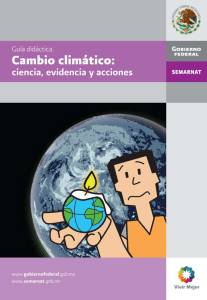 Guía didáctica. Cambio climático: ciencia, evidencia y acciones