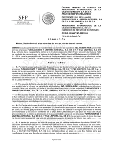 INC. 08-82014 - Secretaría de la Función Pública