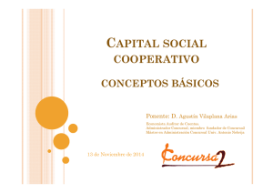 Ponencia Capital Social Cooperativo