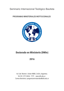 Doctorado en Ministerio (DMin)
