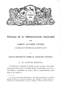 Reforma de la Administración Municipal