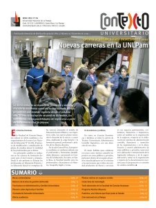 Contexto Universitario Nro 16. - Universidad Nacional de La Pampa