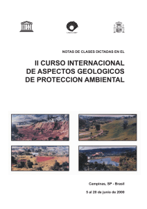 II curso internacional de aspectos geológicos de - unesdoc
