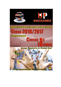 Cursos de Idiomas - Universidad Popular de Manzanares