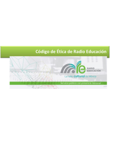 Código de Ética de Radio Educación